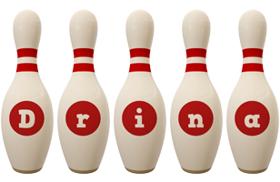Drina bowling-pin logo