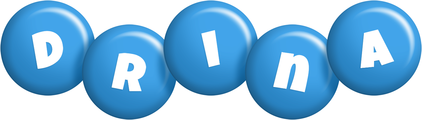 Drina candy-blue logo