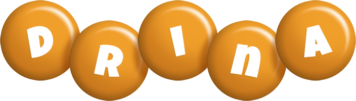 Drina candy-orange logo