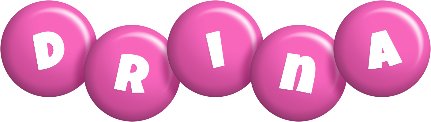 Drina candy-pink logo