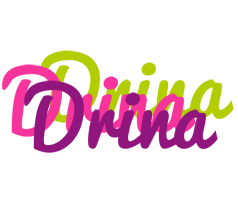 Drina flowers logo