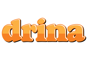 Drina orange logo