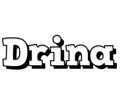 Drina snowing logo