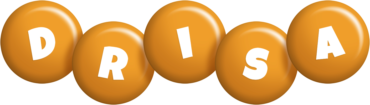 Drisa candy-orange logo