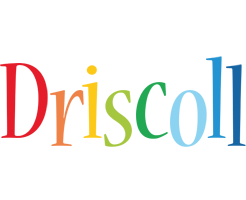 Driscoll birthday logo