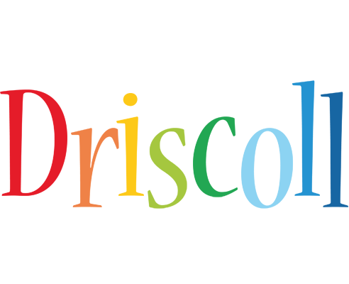 Driscoll birthday logo
