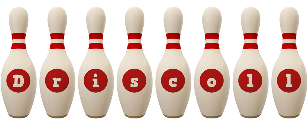 Driscoll bowling-pin logo
