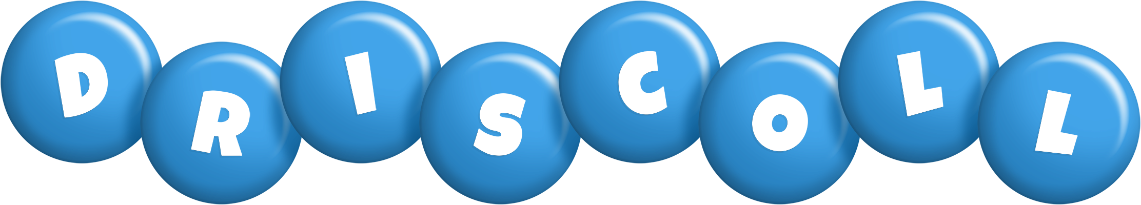 Driscoll candy-blue logo