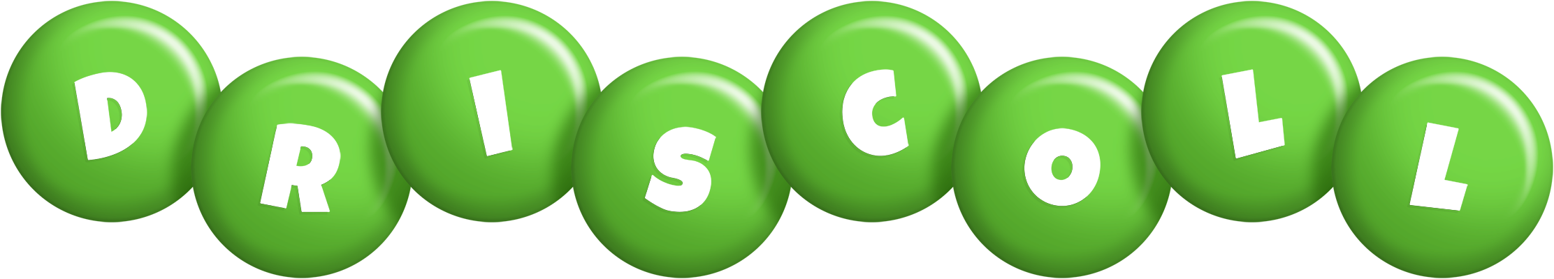 Driscoll candy-green logo
