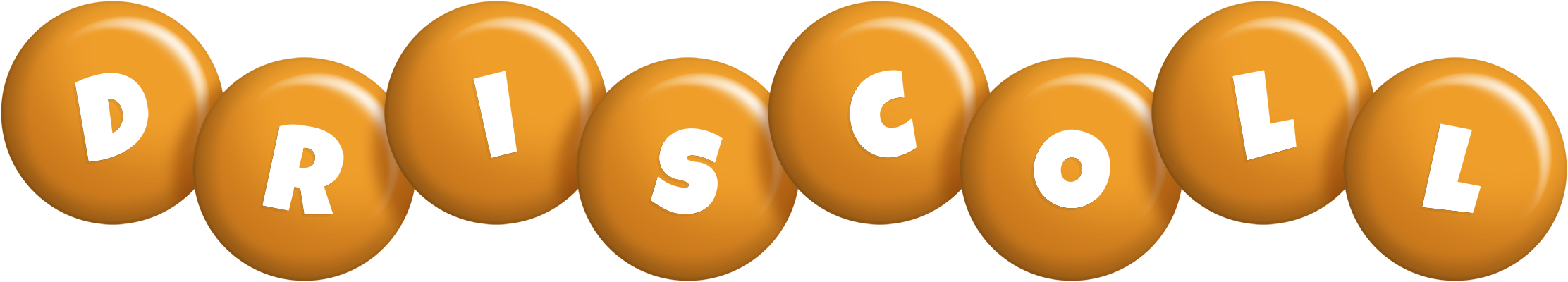 Driscoll candy-orange logo