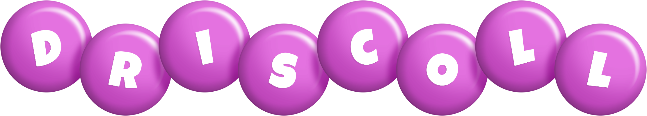 Driscoll candy-purple logo