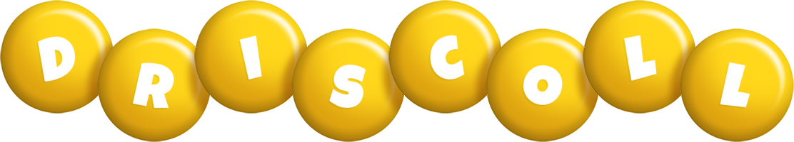 Driscoll candy-yellow logo