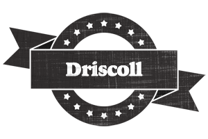 Driscoll grunge logo