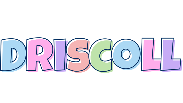 Driscoll pastel logo