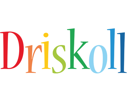 Driskoll birthday logo