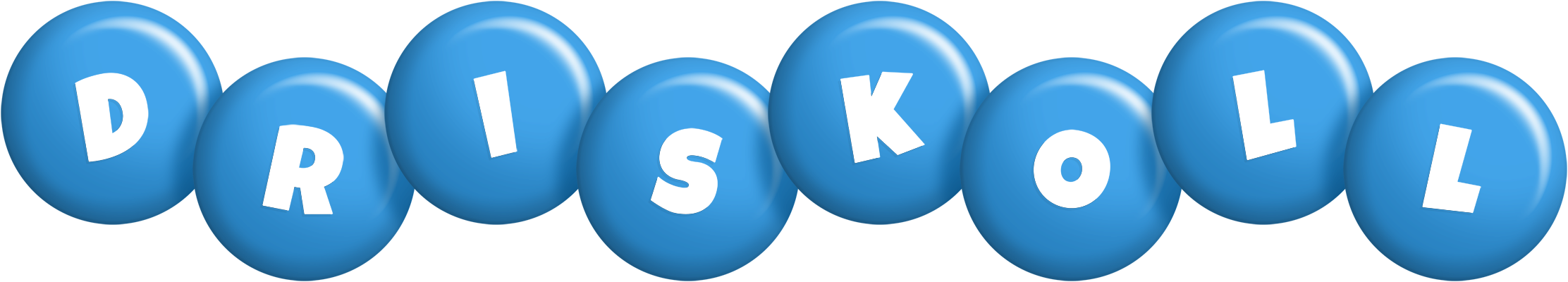 Driskoll candy-blue logo