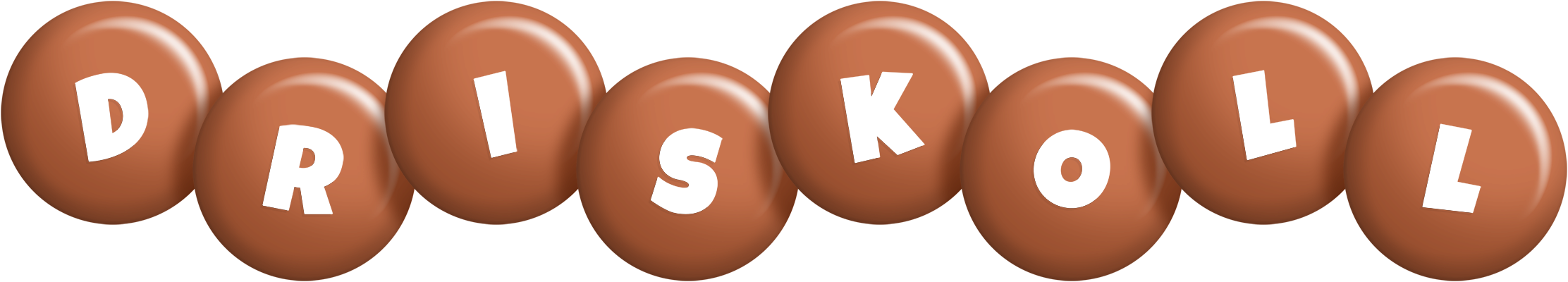 Driskoll candy-brown logo