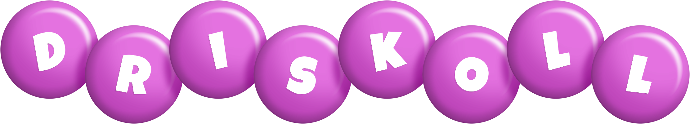 Driskoll candy-purple logo