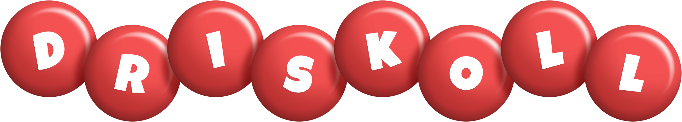 Driskoll candy-red logo