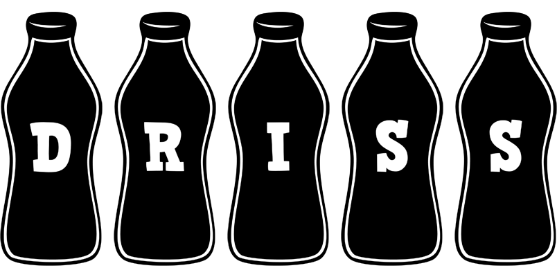 Driss bottle logo