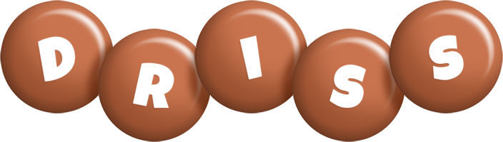 Driss candy-brown logo