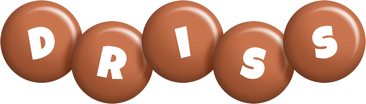 Driss candy-brown logo