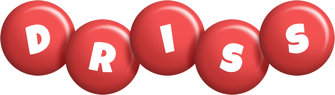 Driss candy-red logo