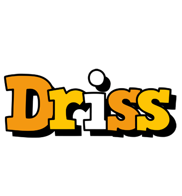 Driss cartoon logo