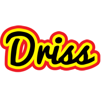 Driss flaming logo