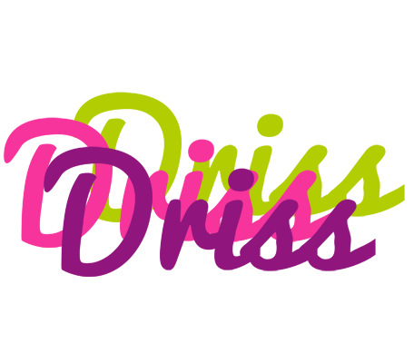 Driss flowers logo