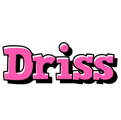 Driss girlish logo
