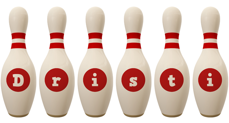 Dristi bowling-pin logo