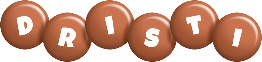 Dristi candy-brown logo