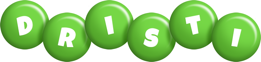 Dristi candy-green logo