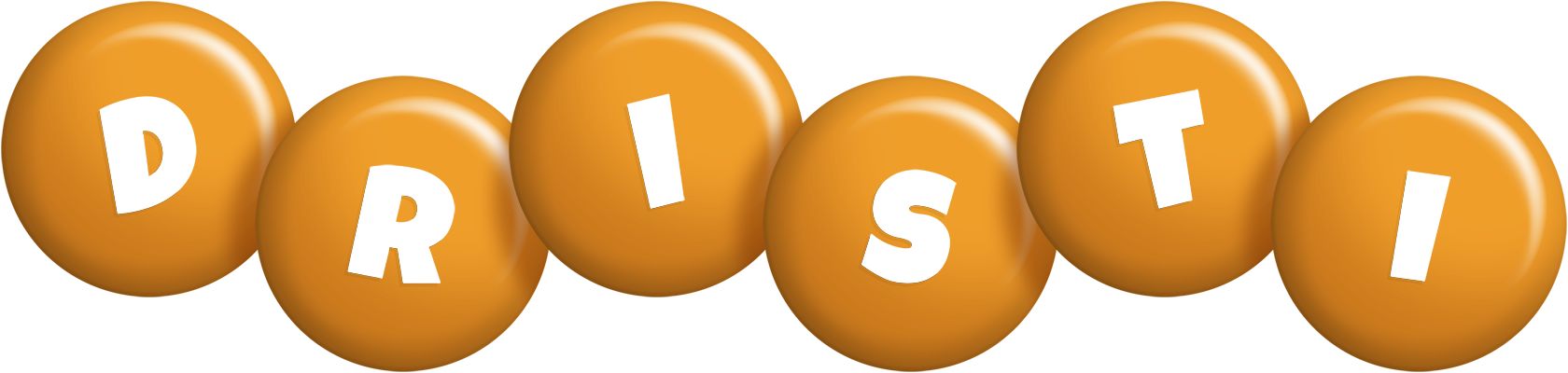 Dristi candy-orange logo
