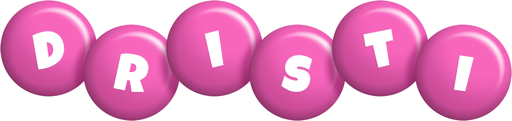 Dristi candy-pink logo