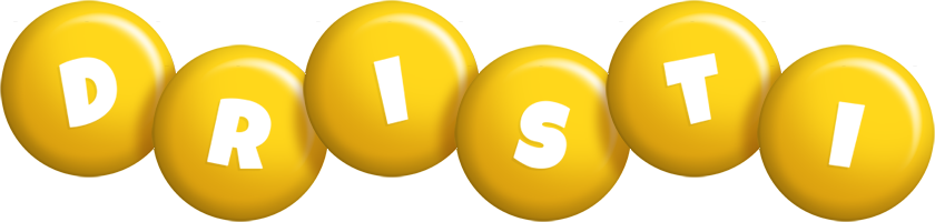 Dristi candy-yellow logo