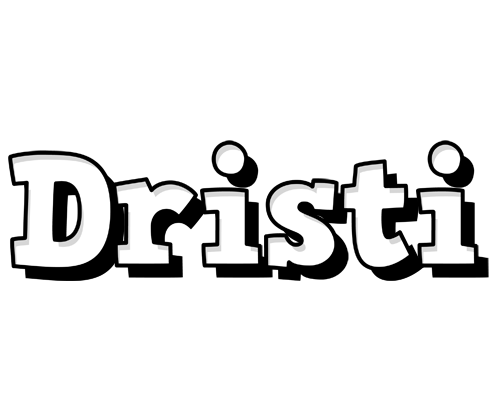 Dristi snowing logo