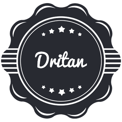 Dritan badge logo