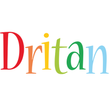 Dritan birthday logo