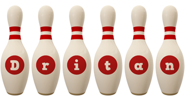 Dritan bowling-pin logo