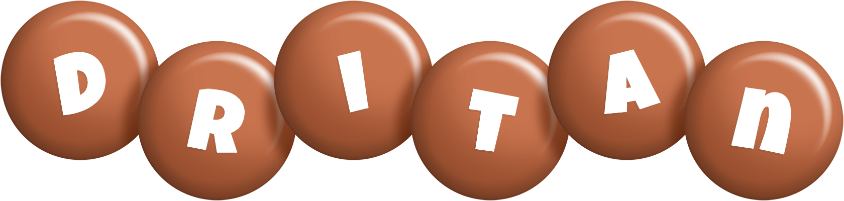Dritan candy-brown logo