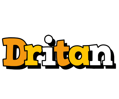 Dritan cartoon logo