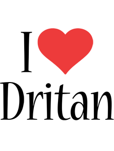 Dritan i-love logo