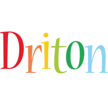 Driton birthday logo