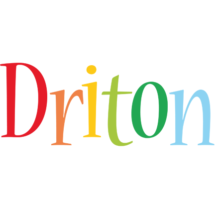 Driton birthday logo