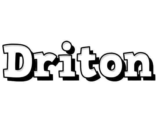Driton snowing logo