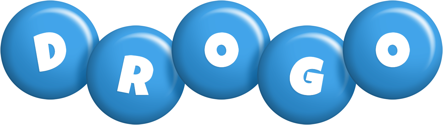 Drogo candy-blue logo