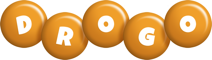 Drogo candy-orange logo