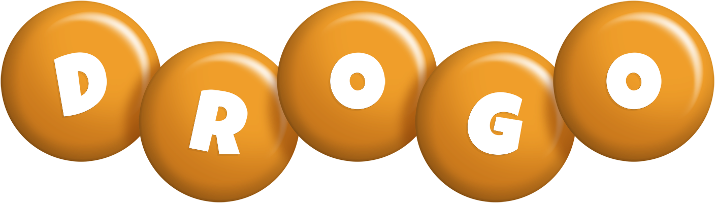Drogo candy-orange logo